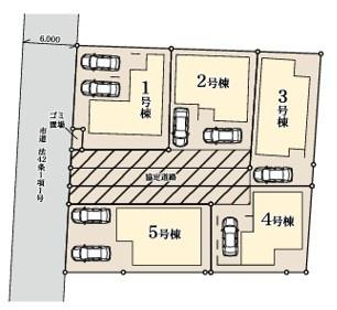 大和田新田　新築戸建て　全5棟
