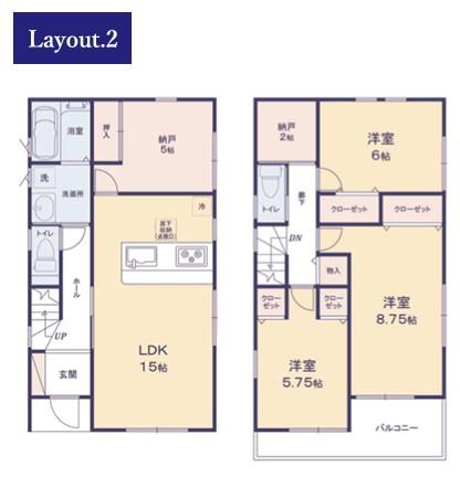 八千代市第1萱田町　新築戸建て　全2棟