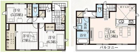 グラファーレ佐倉市西志津3丁目6期新築戸建て1号棟
