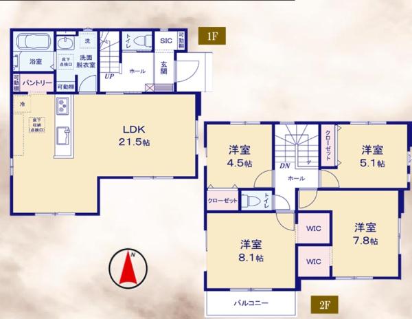 船橋市旭町1期　新築戸建て