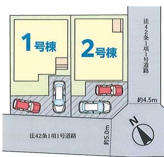 船橋市松が丘１丁目4期　1号棟2号棟
