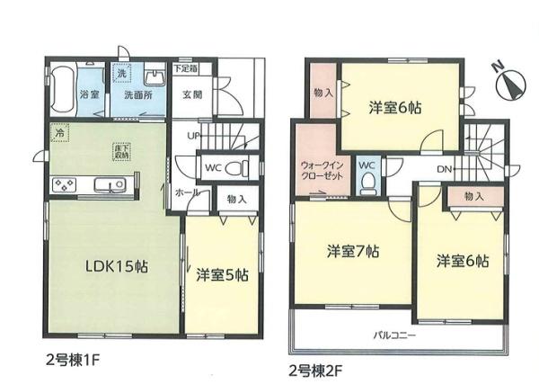 船橋市松が丘１丁目4期　1号棟2号棟
