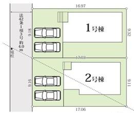 グラファーレ我孫子市新々田　新築戸建て　全2棟