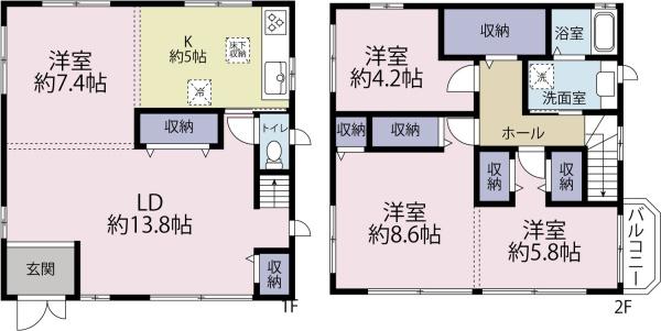 佐倉市王子台6丁目　戸建て