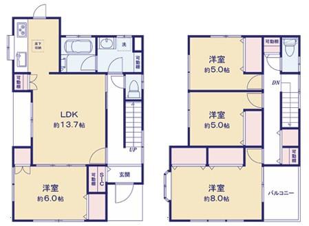 千葉市美浜区幸町1丁目　戸建て