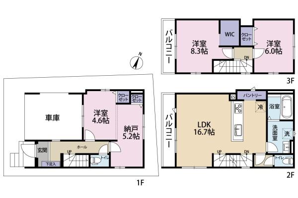 千葉市中央区松波3期　新築戸建て