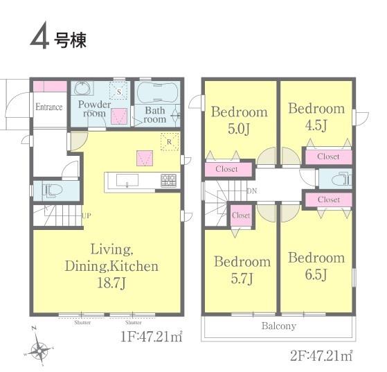 木更津市本郷2丁目24-1期　全4棟　新築戸建