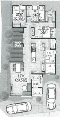 千葉市花見川区畑町　新築戸建て　5号棟21号棟