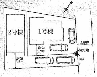 若葉区若松町24-1期　新築分譲住宅　全2棟