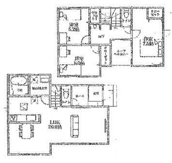 若葉区若松町24-1期　新築分譲住宅　全2棟