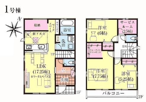グラファーレ四街道市千代田5期　全2棟　新築戸建