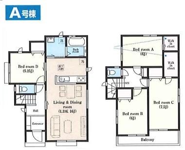 成田市郷部1243　新築戸建て　全2棟