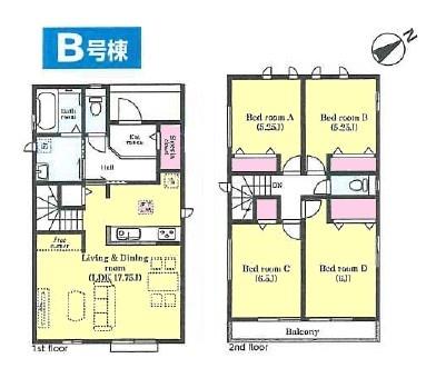 成田市美郷台　全5棟　新築戸建