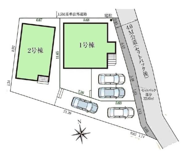 グラファーレ酒々井3期　全2棟　新築戸建
