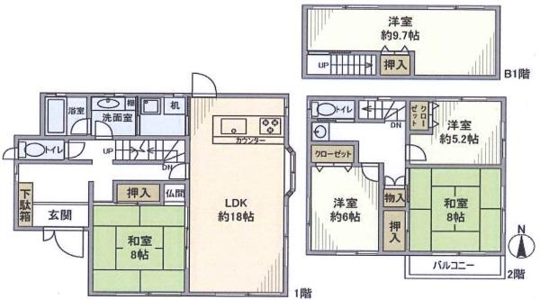 印西市木刈　戸建て