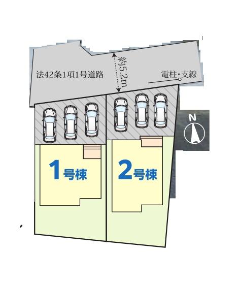 四街道市大日　新築戸建　全2棟