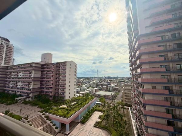 スカイプラザユーカリが丘イーストタワー(現地からの眺望)