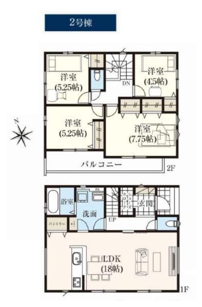 佐倉市石川4期　新築分譲住宅　全2棟