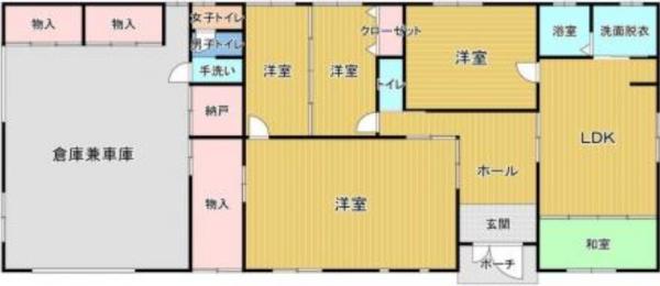 富里市七栄　平屋戸建て