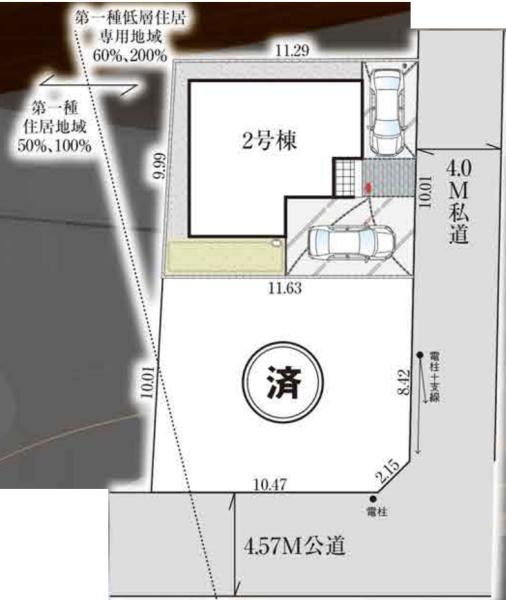 グラファーレ四街道市和良比10期　新築戸建　2号棟