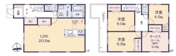 千葉市若葉区千城台北１丁目の新築一戸建