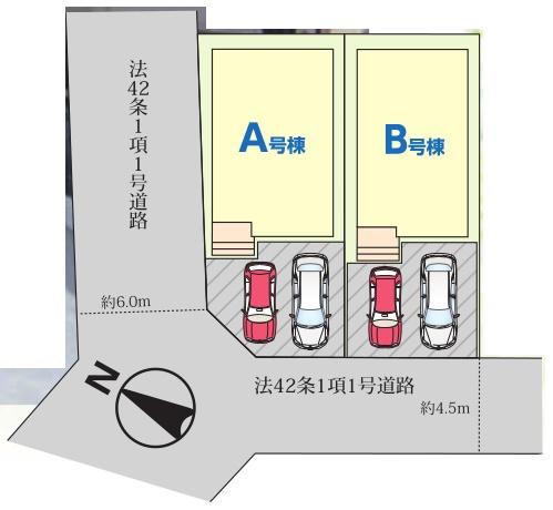 千葉市稲毛区宮野木町1752番　新築戸建　全2棟
