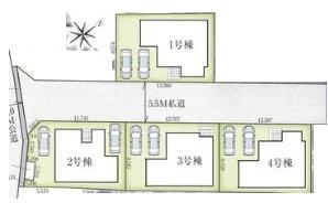 千葉市宮野木町26期　新築戸建　全4棟