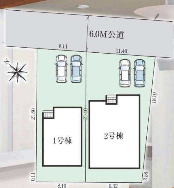 佐倉市城内町　新築戸建　全2棟