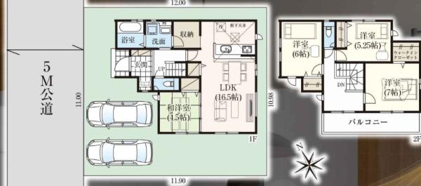 佐倉市中志津　新築戸建　全1棟
