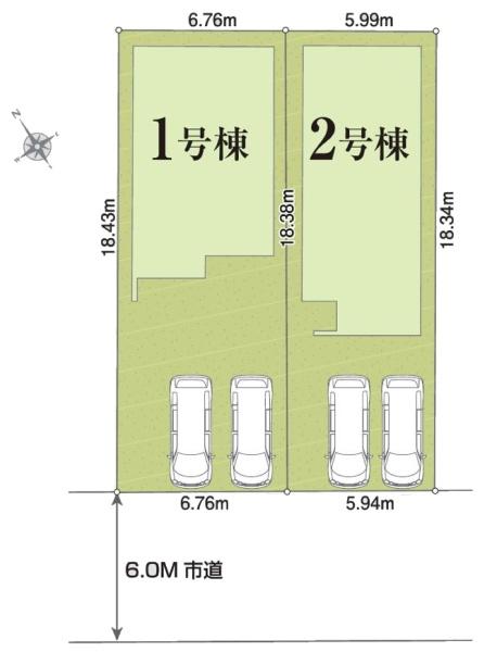 千葉花見川区さつきが丘2丁目　第2期　全2棟