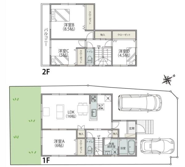 千葉市若葉区貝塚１丁目の中古一戸建