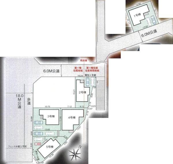 四街道市鹿渡4期　新築戸建　全5棟