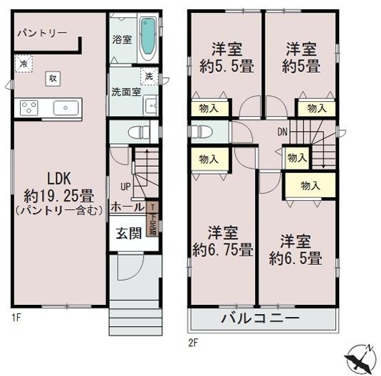千葉市稲毛区宮野木町1551番　新築戸建　A号棟