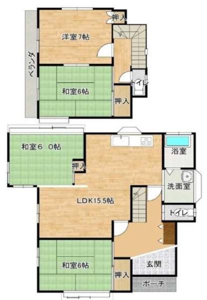 千葉市若葉区千城台東２丁目の中古一戸建