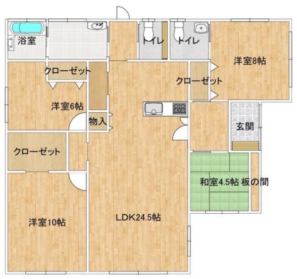 八街市八街は　平屋建て