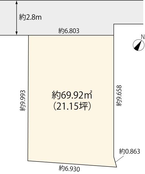 千葉市花見川区幕張町3丁目　土地