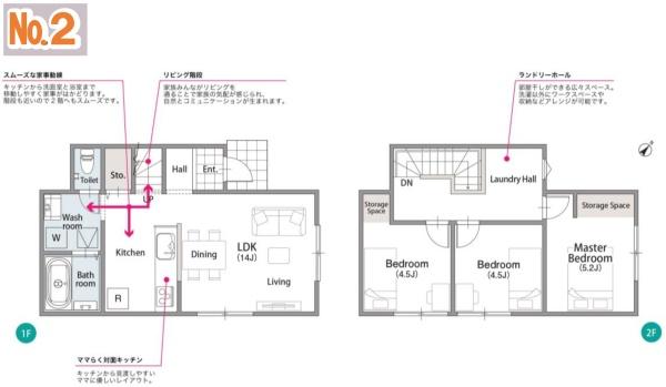 スマートヒルズ真舟1期　新築戸建　全5棟
