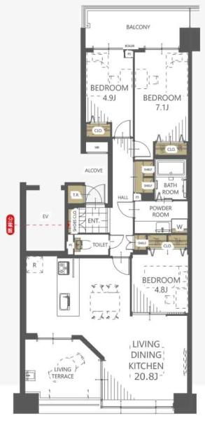 ガーデンプラザ新検見川14番館