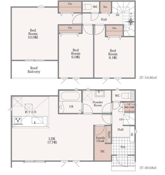 佐倉市上志津1期　新築戸建　全1棟