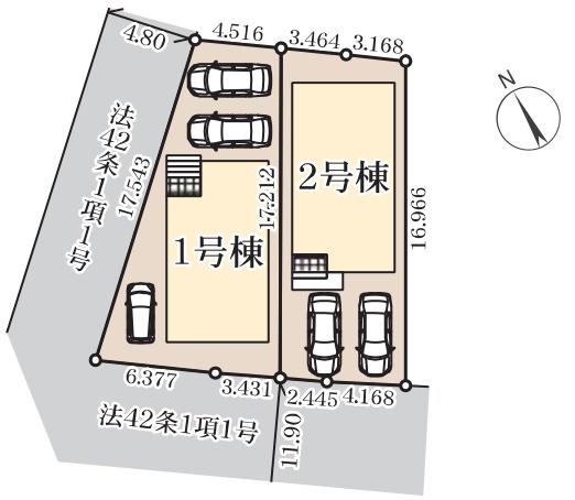 千葉市若葉区千城台東1丁目第2　新築戸建　全2棟