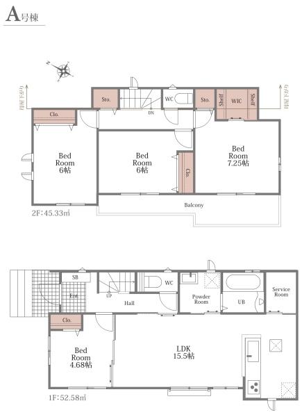 八千代市八千代台北14丁目1589番　新築戸建　全2棟