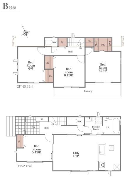 八千代市八千代台北14丁目1589番　新築戸建　全2棟