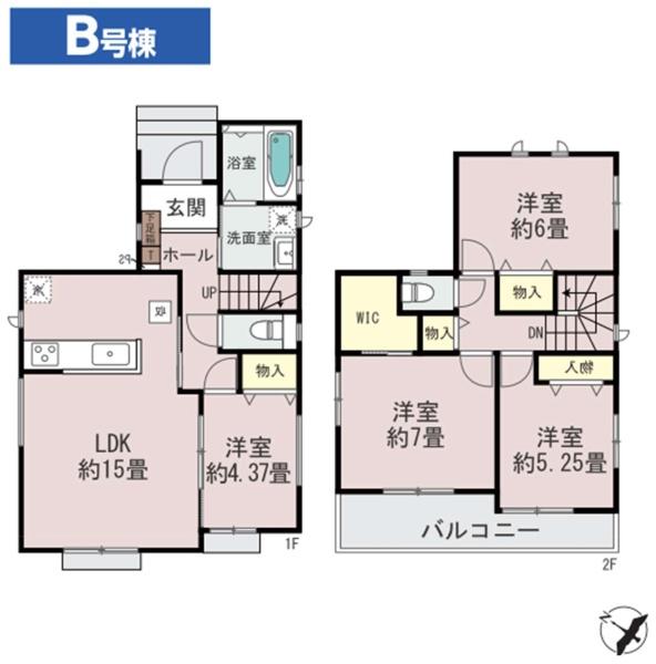 八千代市八千代台東6丁目295番　新築戸建　2号棟