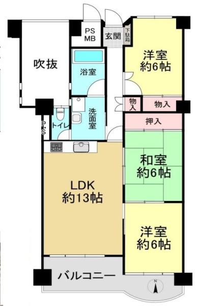 京橋南コーポ3号棟