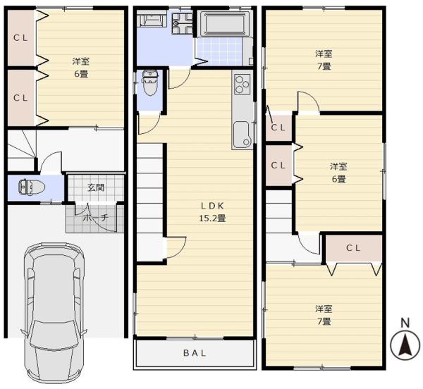 大阪市城東区鴫野東３丁目の中古一戸建