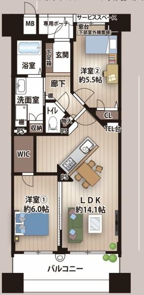 ファミール京橋アクアウィズ