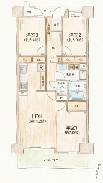 シティコーポ鴫野2号棟