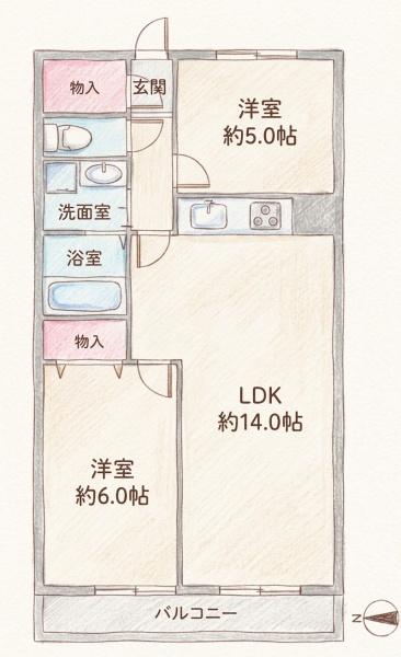日商岩井中津マンション