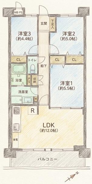 リバーサイドコープ出来島
