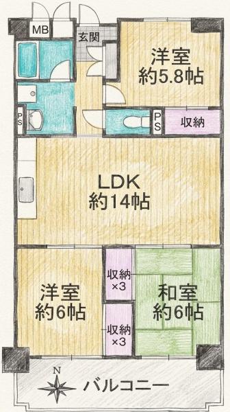 ドムール緑町